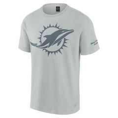 Miami Dolphins Unisex Elements Iconic T-Shirt Gray