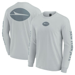 New York Jets Unisex Elements Strive Long Sleeve T-Shirt Gray