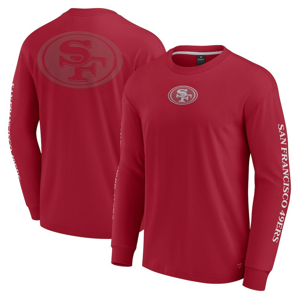 San Francisco 49ers Unisex Elements Strive Long Sleeve T-Shirt Scarlet