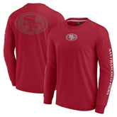 San Francisco 49ers Unisex Elements Strive Long Sleeve T-Shirt Scarlet