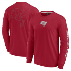 Tampa Bay Buccaneers Unisex Elements Strive Long Sleeve T-Shirt Red