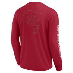 Tampa Bay Buccaneers Unisex Elements Strive Long Sleeve T-Shirt Red