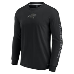 Carolina Panthers Unisex Elements Strive Long Sleeve T-Shirt Black