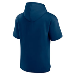 Chicago Bears Unisex Elements Ready Short Sleeve Pullover Hoodie Navy