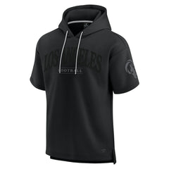 Los Angeles Rams Unisex Elements Ready Short Sleeve Pullover Hoodie Black