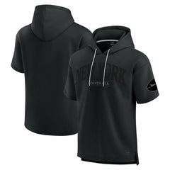 New York Jets Unisex Elements Ready Short Sleeve Pullover Hoodie Black