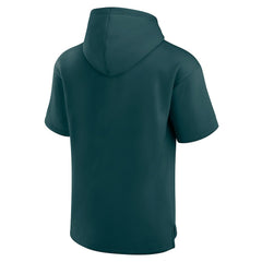 Philadelphia Eagles Unisex Elements Ready Short Sleeve Pullover Hoodie Green