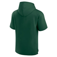 Green Bay Packers Unisex Elements Ready Short Sleeve Pullover Hoodie Green