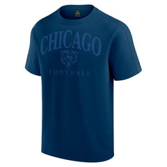 Chicago Bears Unisex Elements Flex Tri-Blend T-Shirt Navy