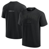 Cincinnati Bengals Unisex Elements Flex Tri-Blend T-Shirt Black