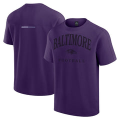 Baltimore Ravens Unisex Elements Flex Tri-Blend T-Shirt Purple