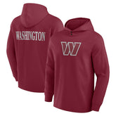 Washington Commanders Elements Blaze Tri-Blend Long Sleeve Hoodie T-Shirt Burgundy