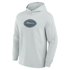 New York Jets Elements Blaze Tri-Blend Long Sleeve Hoodie T-Shirt Gray