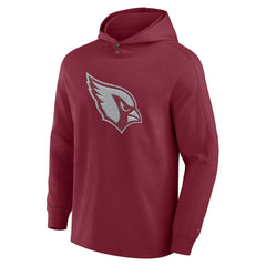 Arizona Cardinals Elements Blaze Tri-Blend Long Sleeve Hoodie T-Shirt Cardinal