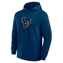 Houston Texans Elements Blaze Tri-Blend Long Sleeve Hoodie T-Shirt Navy