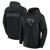 Jacksonville Jaguars Elements Blaze Tri-Blend Long Sleeve Hoodie T-Shirt Black