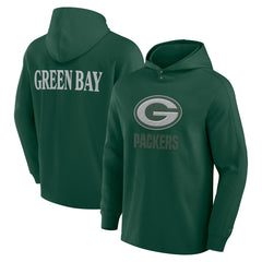 Green Bay Packers Elements Blaze Tri-Blend Long Sleeve Hoodie T-Shirt Green
