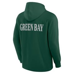 Green Bay Packers Elements Blaze Tri-Blend Long Sleeve Hoodie T-Shirt Green