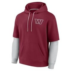 Washington Commanders Unisex Sleek Elements Pullover Hoodie Burgundy