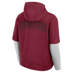 Washington Commanders Unisex Sleek Elements Pullover Hoodie Burgundy