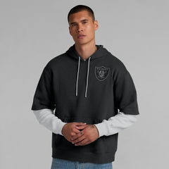 Las Vegas Raiders Unisex Sleek Elements Pullover Hoodie Black