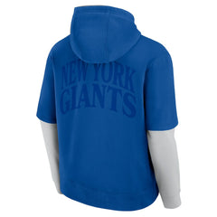 New York Giants Unisex Sleek Elements Pullover Hoodie Royal