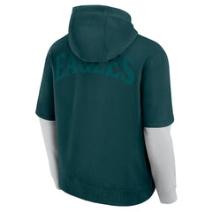 Philadelphia Eagles Unisex Sleek Elements Pullover Hoodie Green