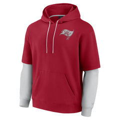 Tampa Bay Buccaneers Unisex Sleek Elements Pullover Hoodie Red