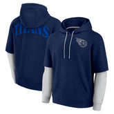 Tennessee Titans Unisex Sleek Elements Pullover Hoodie Navy