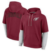 Arizona Cardinals Unisex Sleek Elements Pullover Hoodie Cardinal