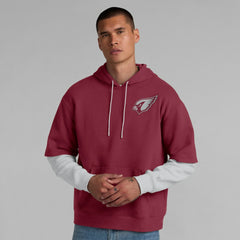Arizona Cardinals Unisex Sleek Elements Pullover Hoodie Cardinal