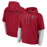 Atlanta Falcons Unisex Sleek Elements Pullover Hoodie Red