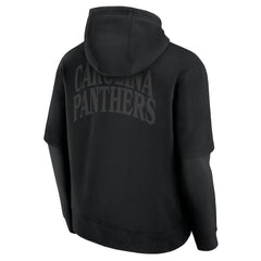 Carolina Panthers Unisex Sleek Elements Pullover Hoodie Black