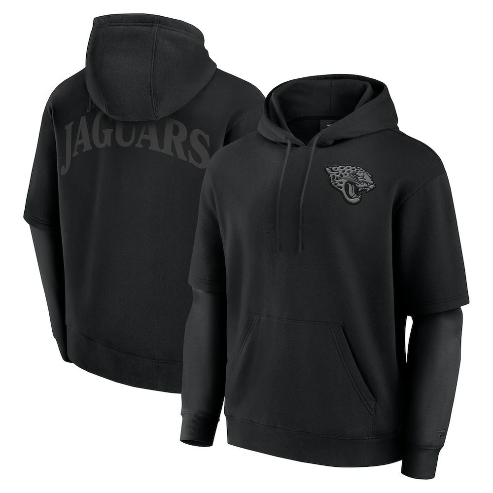 Jacksonville Jaguars Unisex Sleek Elements Pullover Hoodie Black