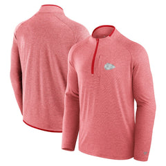Kansas City Chiefs Unisex Front Office Performance Primary Quarter-Zip Jacket Red