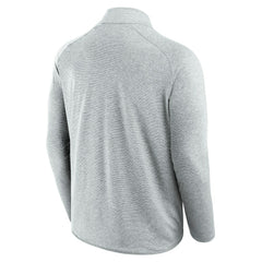 Minnesota Vikings Unisex Front Office Performance Primary Quarter-Zip Jacket Gray