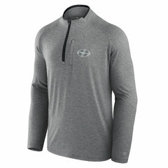 New York Jets Unisex Front Office Performance Primary Quarter-Zip Jacket Charcoal