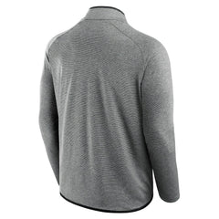 Baltimore Ravens Unisex Front Office Performance Primary Quarter-Zip Jacket Charcoal