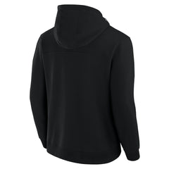 New York Jets Unisex Front Office Tonal Tri-Blend Pullover Hoodie Black