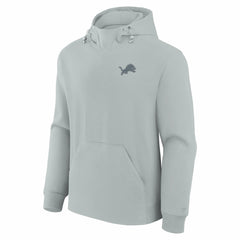 Detroit Lions Unisex Front Office Tonal Tri-Blend Pullover Hoodie Gray