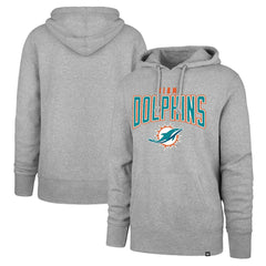 Miami Dolphins '47 Headline Pullover Hoodie Gray