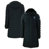 Indianapolis Colts Cutter & Buck Women's Throwback Logo Mission Ridge Repreve Eco Insulated Full-Zip Puffer Jacket Black
