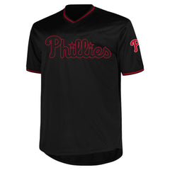 MLB Philadelphia Phillies Profile Big & Tall Pop Fashion Jersey - Black