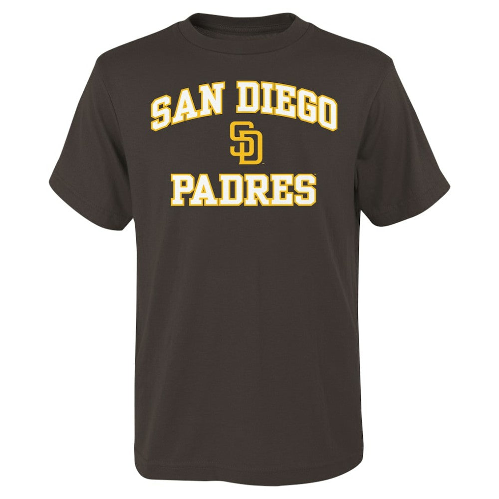 San Diego Padres Youth Heart & Soul T-Shirt - Brown T-shirts
