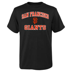 San Francisco Giants Youth Heart & Soul T-Shirt - Black T-shirts