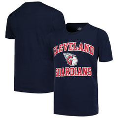 Cleveland Guardians Youth Heart & Soul T-Shirt - Navy T-shirts