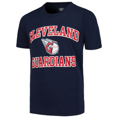 Cleveland Guardians Youth Heart & Soul T-Shirt - Navy T-shirts