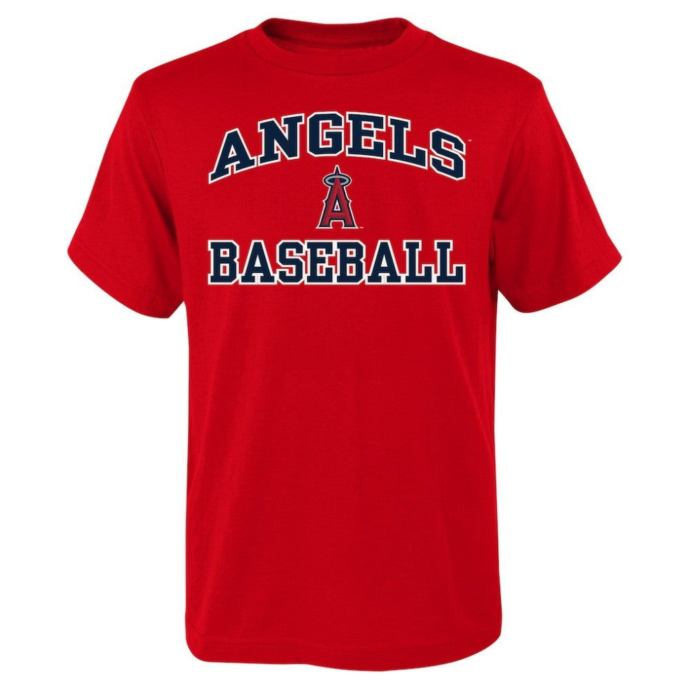 Los Angeles Angels Youth Heart & Soul T-Shirt - Red T-shirts