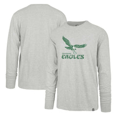 Philadelphia Eagles '47 Premier Franklin Long Sleeve T-Shirt Gray