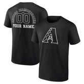 Arizona Diamondbacks Monochrome Personalized Name & Number T-Shirt - Black T-shirts